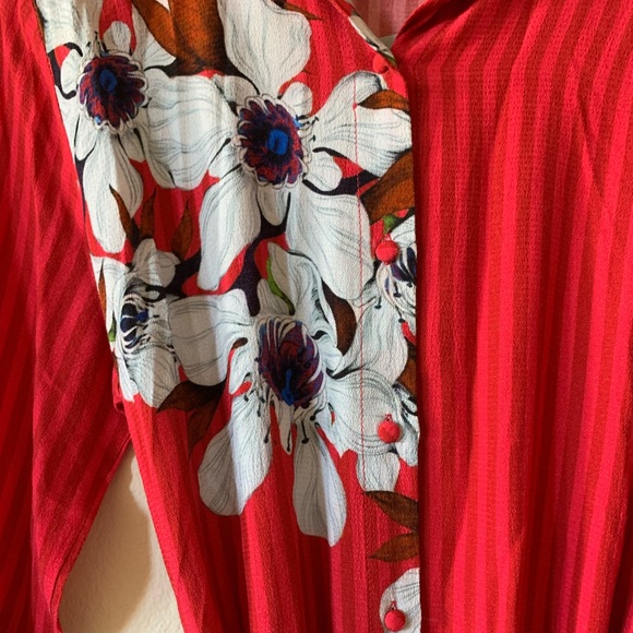 NWT⭐️Top Rated⭐️ANTHRO Cudrey Shirtdress size XS - Picture 6 of 8